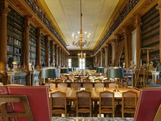 Histoire Bibliothèque Mazarine - Salle de lecture de la bibliotheque