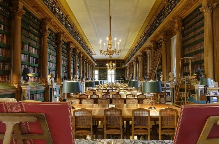 Histoire Bibliothèque Mazarine - Salle de lecture de la bibliotheque