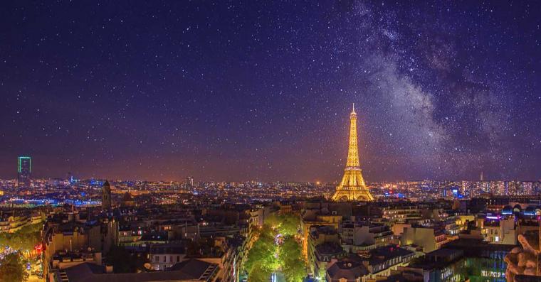 paris tour eiffel vue etoile