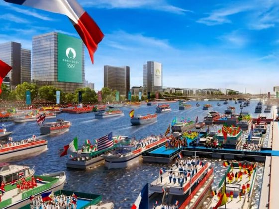 La cérémonie d'ouverture des JO de Paris.