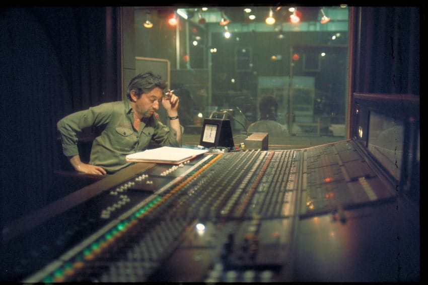 Serge Gainsbourg en studio