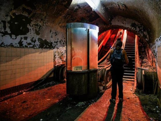 station de métro abandonnée
