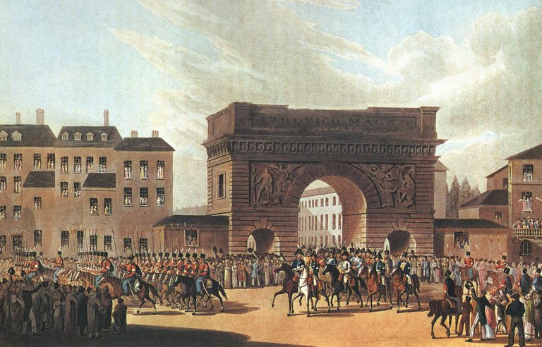 L'armée russe entre dans Paris en 1814 © Domaine public des Etats-Unis