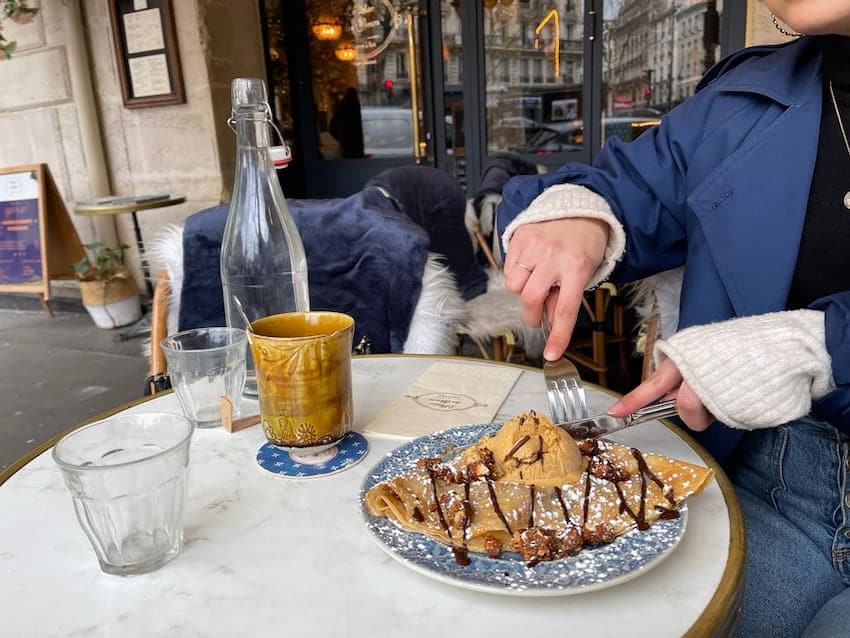 Crêpe chez l'Atelier des soeurs